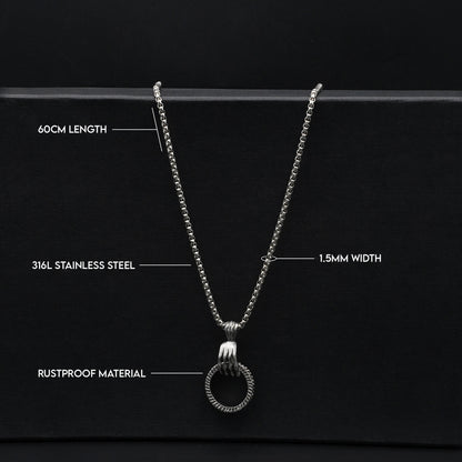 Multi-Bar Bail Ring Pendant - Biraaj