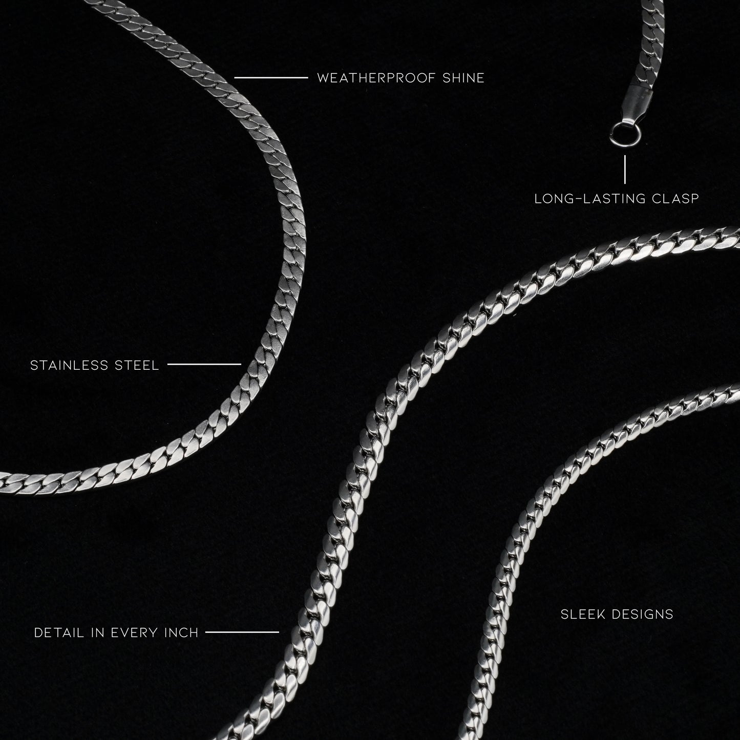 Miami Cubin Link Chain (4mm) - Biraaj