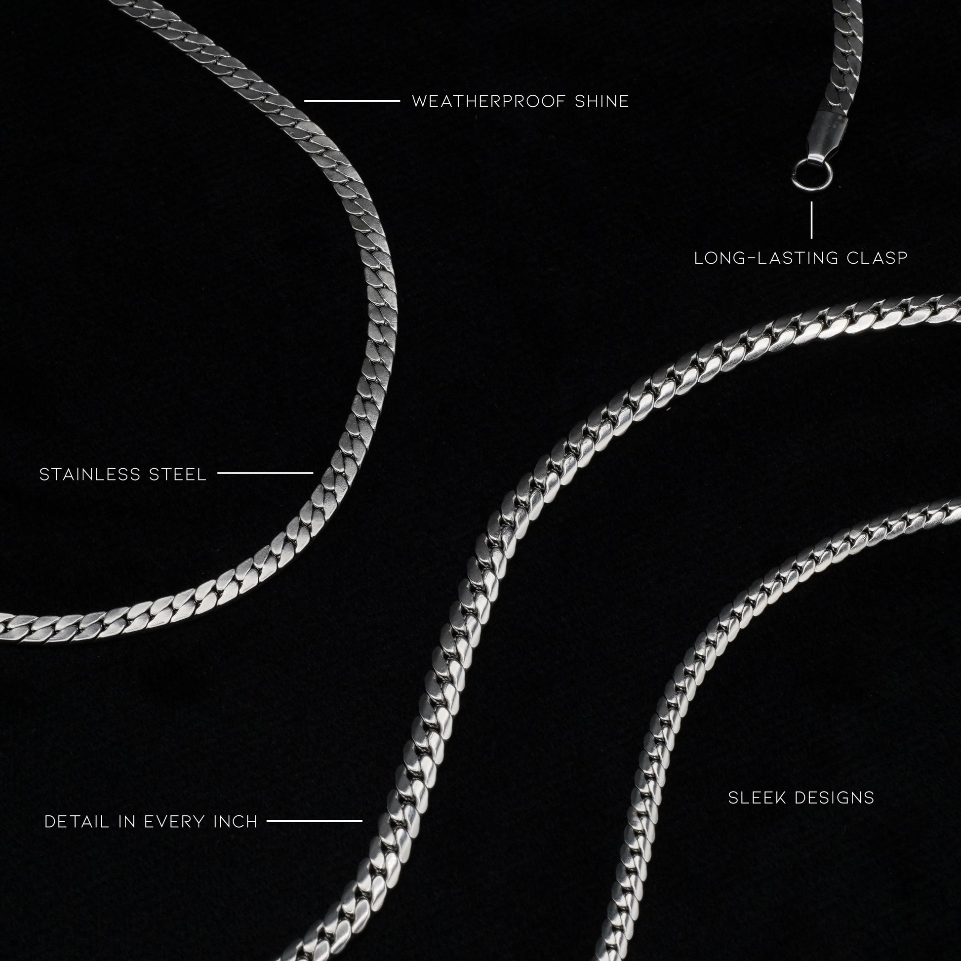 Miami Cubin Link Chain (4mm) - Biraaj