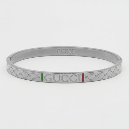 Gucci Cuff Bnagle (Silver) - Biraaj