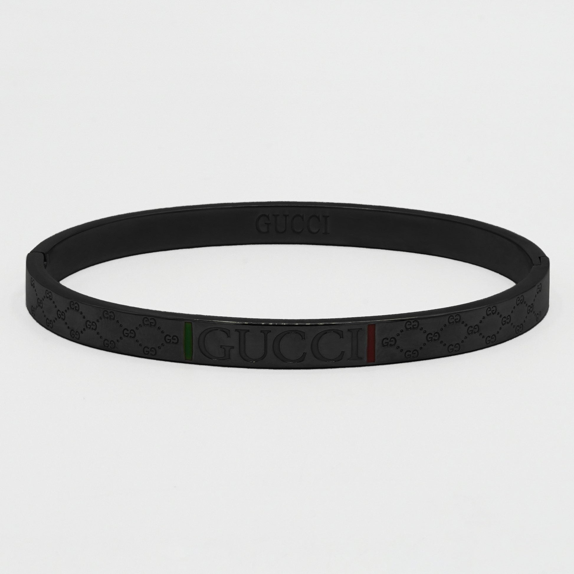 Gucci Cuff Bnagle (Black) - Biraaj