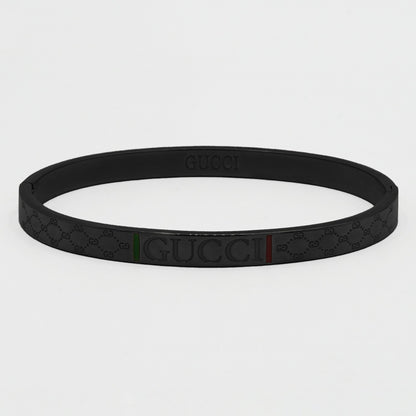 Gucci Cuff Bnagle (Black) - Biraaj