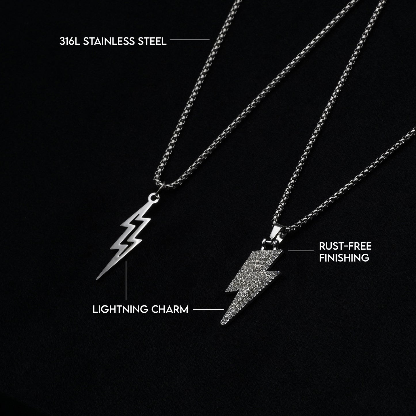 Lightning Bolt Pendant - Biraaj