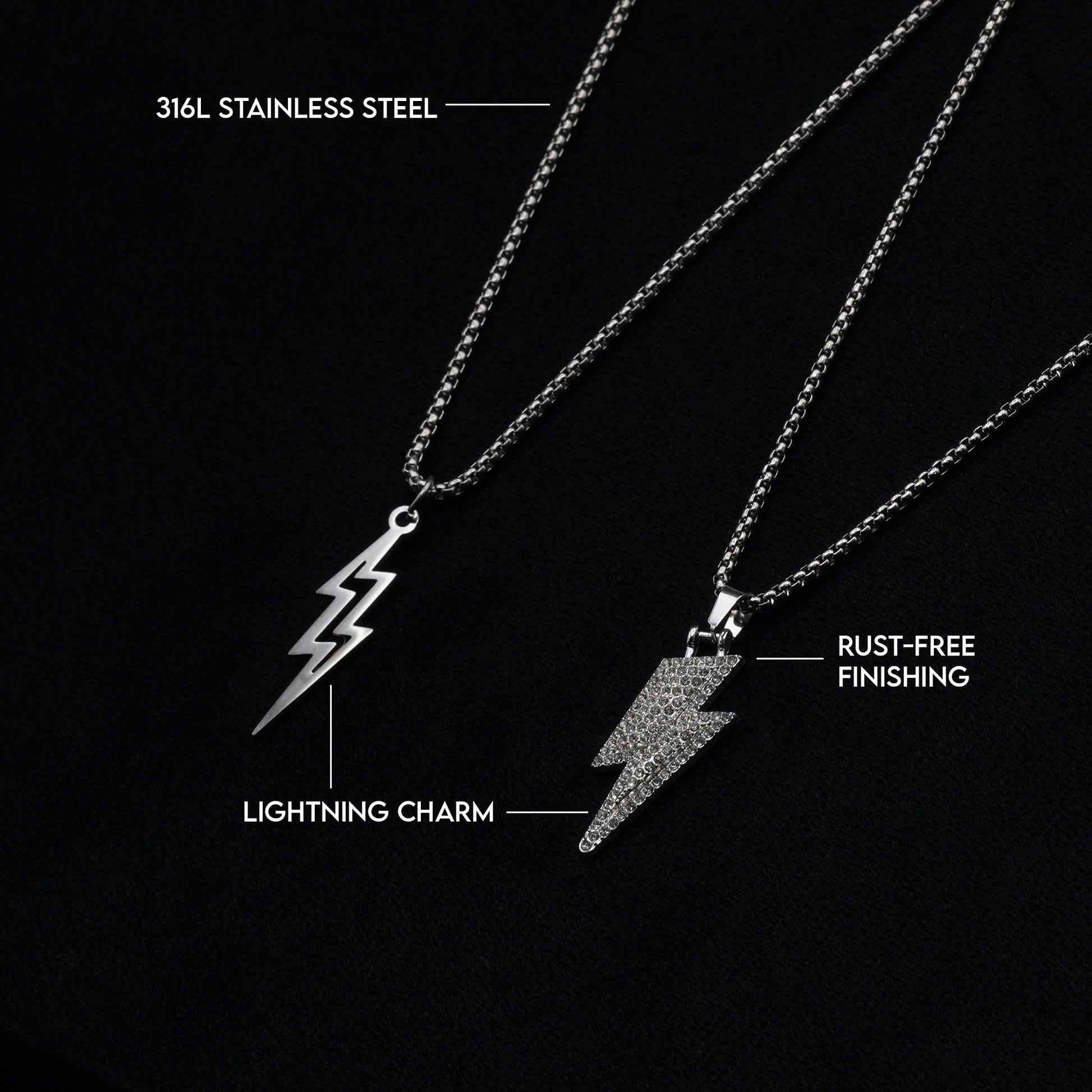 Lightning Bolt Pendant - Biraaj