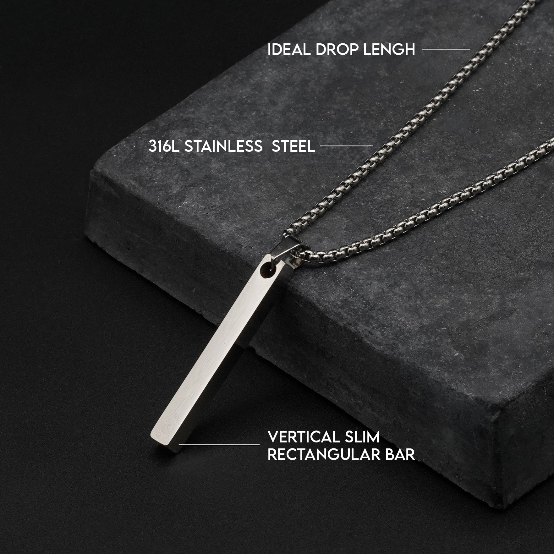 Vertical Bar Pendant - Biraaj