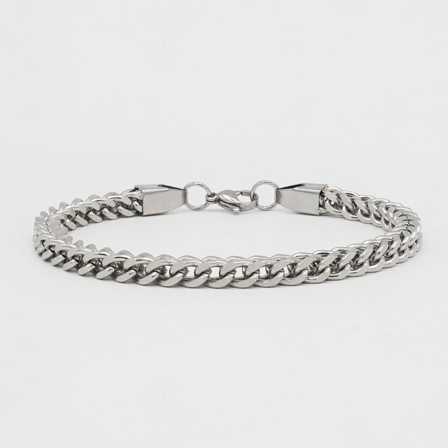 Foxtail 5mm Bracelet (Silver) - Biraaj