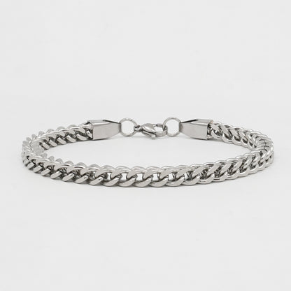 Foxtail 5mm Bracelet (Silver) - Biraaj